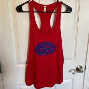 Red Racerback Kick-Off Tank Top